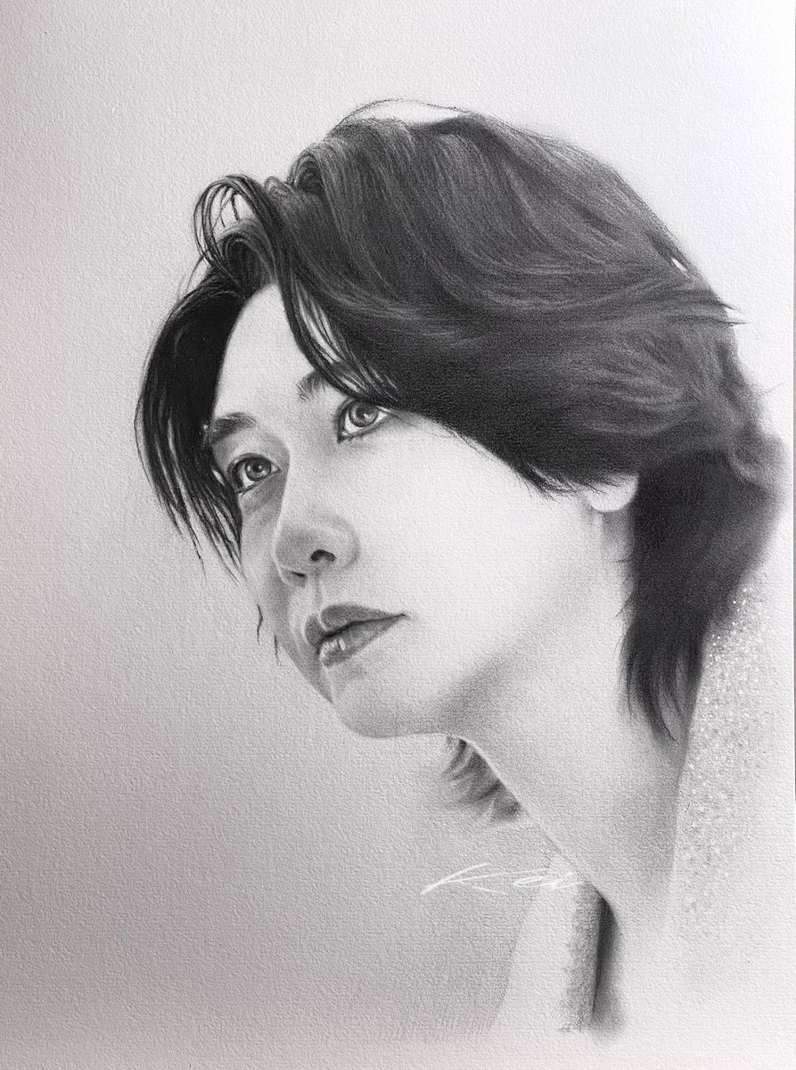 yusakeo's tweet photo. #大森元貴 
 #pencildrawing https://t.co/FvVPAQXlJK