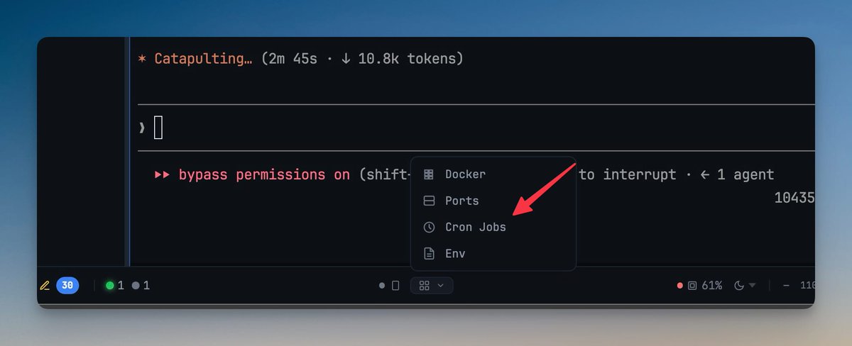 stoicsoft's tweet photo. Just shipped 1DevTool v1.48.0. You can now dock a live terminal beside any Markdown file in Reader Mode - run commands or talk to an AI agent without leaving the doc. Also new: a Cron Jobs manager, floating Agent Input, and Look Up right in the terminal. https://t.co/wYnQKDkaZo