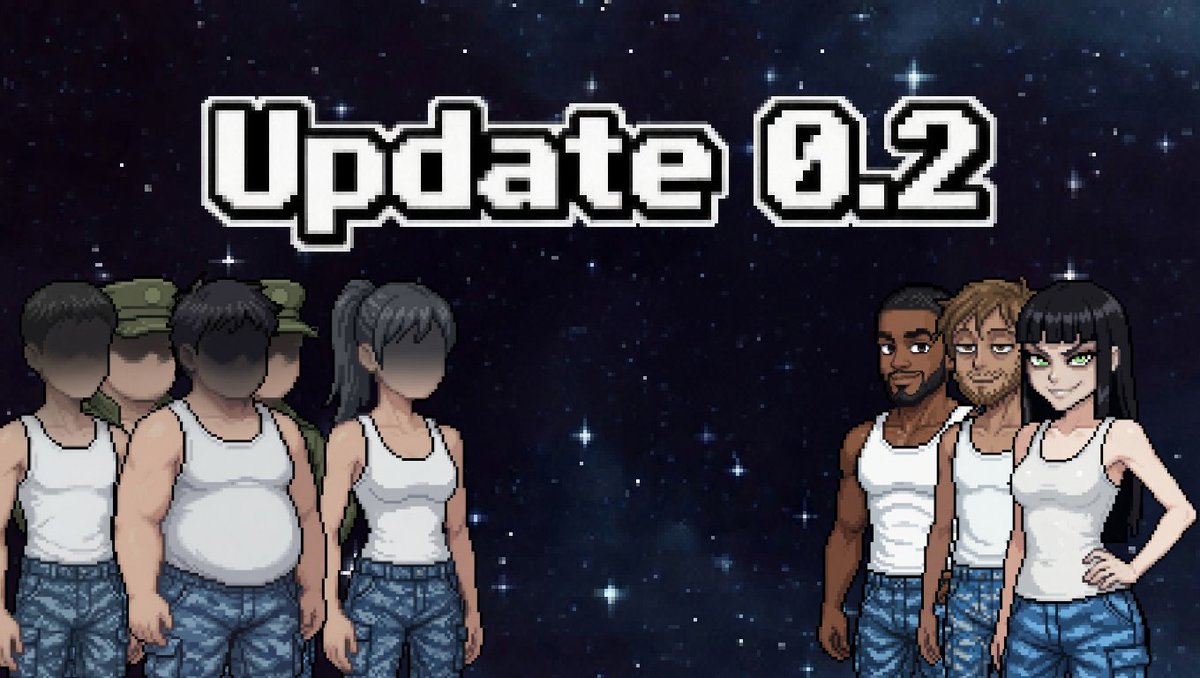 TotallyDev1's tweet photo. Hey.

Just dropped update 0.2 for TPL

First day aboard the Vanguard, training for every branch, a new Compliance stat, and a whole lot of visual and backend polish.

https://t.co/y8jtOUH1vx

#nsfw #NSFWgame #adultgame #visualnovel https://t.co/G4V2O8rung