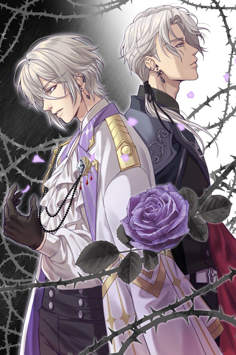 BeansDestiny_PR's tweet photo. 【ブラン Birthday Short Story】

かつて俺は、貴族たちの陰謀によって、家族も、家も、何もかも奪われた。

襲撃の中で兄弟とも離れ離れになり、俺はひとりになった。

そんな俺を拾ったのが、
天才マジシャン――ペルレだった。

金はなかったし、食うものに困る日だってあった。

それでも、あのクソジジイとの暮らしは、不思議なくらい楽しかった。

「いいか、ブラン。その魔法は、ここぞという時に使うんだ。乱用してはいけない」

「ここぞって時なんて、ないだろ」

けれど、別れは突然やってきた。

「おい、ペルレ！！　生きろよ！！」

倒れた身体に、何度も魔法を使った。

けれど、傷は治らない。

何度唱えても、光は何も変えてはくれなかった。

「なんで……なんで効かねぇんだよ！！」

「俺の親って言うなら、もっと生きろよ！！もっと色々教えてくれよ！！」

今、治してやるから。

もっと稼いでくるから。

だから、死ぬな。

何度叫んでも、ペルレは静かに首を振った。

「俺は金なんていらないさ。お前との生活は、十分すぎるくらい楽しかった」

今にも命が尽きようとしているのに、ペルレの顔は、清々しいほどに眩しくて、すべてに満足しているような顔だった。

「いいか、ブラン。お前は間違いなく、俺の息子だ。胸を張れ」

「だったら、生きろよ。息子だって言うなら、これからもずっと、そばにいろよ」

「その魔法は……本当に大切な時に使え……今じゃない」

「それが今なんだろ！！！！」

けれど、ペルレはもう一度笑って、静かに目を閉じた。

「目、開けろよ……おい、ジジイ」

いつもみたいに笑って、冗談だって言えよ。

「ペルレ……！！」

その日、俺は、ブラン・ザードという名前を捨てた。

そして、ブラン・ペルレとして生きることを決めた。

◆◇◆

「ブラン、早く行こう！」

メイジュの声に、自然と目尻が下がる。

「そんなに急いで、早く二人になりたいのかな？」

「もう、すぐそうやってからかう！
ほら、ソラ達が待ってるよ！　今日はブラン・ペルレの誕生日会だよ」

「祝ってくれるのかい？そうだね。こういう時間も悪くないかもねぇ」

「あれ？　ブランのお兄さんは、コルティウス・ザード……だよね？」

「そうだけど、もっと深く俺のことを聞きたくなっちゃったのかな？」

「ち、違う！ううん、ブランはブランだもんね！　ほら、行こう！」

自分が生まれた日。

そんな日に心が穏やかになるなんて、あの日の俺には、想像もできなかった。

俺の名は、ブラン・ペルレ。

「……息子なんだろ？　なら、いいよな」

俺が生きている限り、ペルレという名も、あの日々も消えない。

だから今日も俺は、この名前で生きていく。

まだ、メイジュには話していない。

俺がなぜ、ペルレという名を名乗っているのか。

その話をするのは、もう少しあとのこと。

Happy Birthday🎂

🎭 Blanc Perle 🎀

illustration：P.Musashi