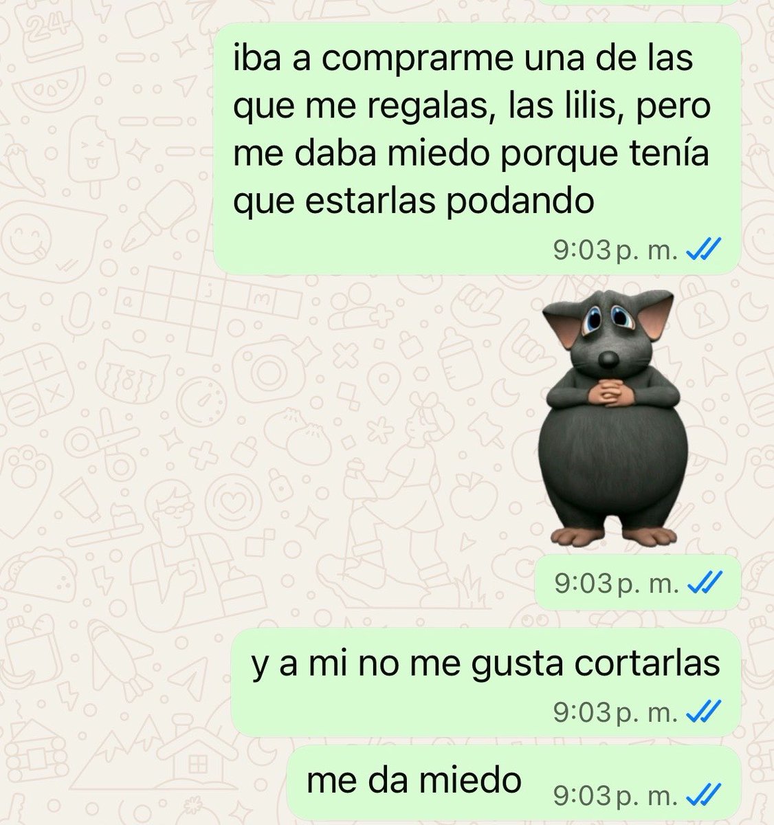 Aranjuezfdz's tweet photo. le cuento a mi novio que me iba a comprar una planta de lilis pero que a la mera hora no, el al día siguiente: https://t.co/j4ufMmtoE6