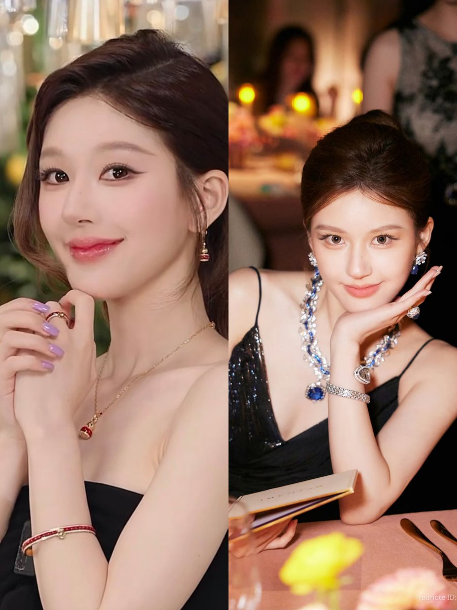 anjellystars's tweet photo. Lowkey wondering if these two brands are gonna fight over Lusi at every event now 😭or they end up doing a collab, like snake earrings and drum necklace... or the other way around 🤣🤣🤣 https://t.co/XdRIR5xuLp