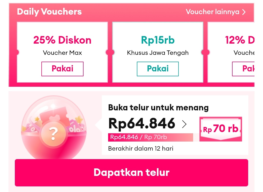 temuanku's tweet photo. Misi lucky egg bisa dapat lazrewards kah? 

Baru ngerjain misi dua hari udh dpt segini. Semoga ga zonk 😌

Cek di sini
https://t.co/SiVx1MVHK0 https://t.co/WHdcxhe30e