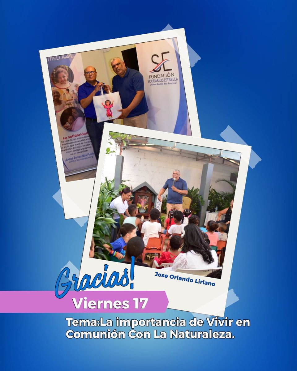 FSolidariosE's tweet photo. “La importancia de vivir en comunión con la naturaleza" Hoy, 17 de julio de 2026, la Fundación Solidarios Estrella extiende su más sincero agradecimiento al Magistrado José Orlando Liriano. Su ponencia de hoy nos recordó que el verdadero desarrollo comunitario camina de la mano con el respeto a nuestro entorno.Agradecemos al Procurador Fiscal de la Provincia Hermanas Mirabal por compartir su valioso tiempo. Él no solo defiende la justicia en los tribunales, sino que predica con el ejemplo desde Monte Adentro, Salcedo, liderando el hermoso proyecto familiar Eco Jardín.Gracias, Magistrado Orlando, por inspirarnos a conectar con la tierra, por valorar la familia y por sembrar este mensaje tan urgente para los tiempos actuales. ¡Nuestra fundación se honra con su apoyo! #FundacionSolidariosEstrella #Naturaleza #HermanasMirabal #EcoJardin #Comunidad