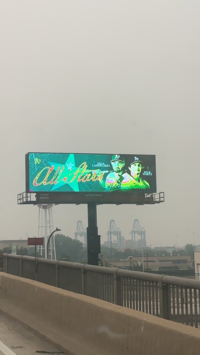 AthleticsPhilly's tweet photo. Billboard in South Philly!  We still love our A’s!  Let’s bring them home!  Thanks @matthew_pote ! https://t.co/totWmPSFpc