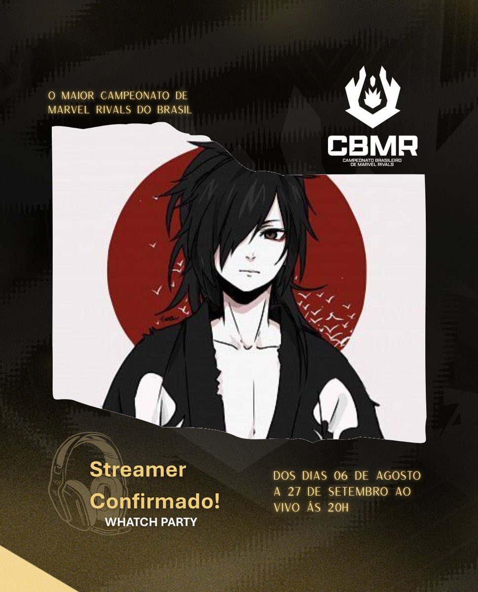 momolezinha's tweet photo. Estou oficialmente confirmado no CBMR! 💜

Entre os dias 06/08 e 27/09 às quintas e sextas a partir das 20h vai estar acontecendo o CBMR! A partir do dia 13 já estarei fazendo a Watchparty com a galera!

Obrigado @oContatoNerd @ClutchProdutora pelo convite! É uma honra! 💜🙏 https://t.co/mTYX3LJ5et