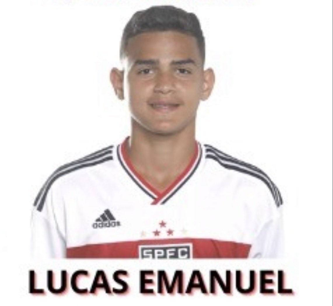 centraIsaopaulo's tweet photo. Lucas Emanuel era do São Paulo.

O atacante foi dispensado em 2024. https://t.co/Ls6uzCsKlh