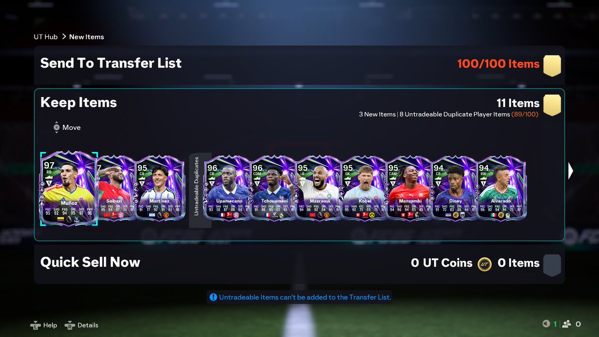 oskarsmit_'s tweet photo. 15-0 rewards: got 2 promos from the packs, 2 from the 25 x 8 pick, fof champ rewards 1000x times better, and the more points you had, the better players you got. This version just isn't worth it at all. (all dups in the player pick lol) https://t.co/HHJRLdZJcp