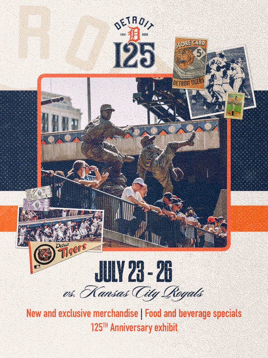 Iconic. Historic. Timeless. Celebrate 125 years of Tigers baseball