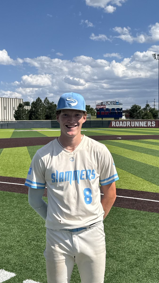 FiveToolCO's tweet photo. F: @Slammersbasball Fiscus 5,
Colorado Rockies Scout Team Purple 2
PoG: @CamNix8 6IP, 1K, 1 ER | @Johnnyk2027 3-3, RBI, 3R https://t.co/fX4Xz7CrTT