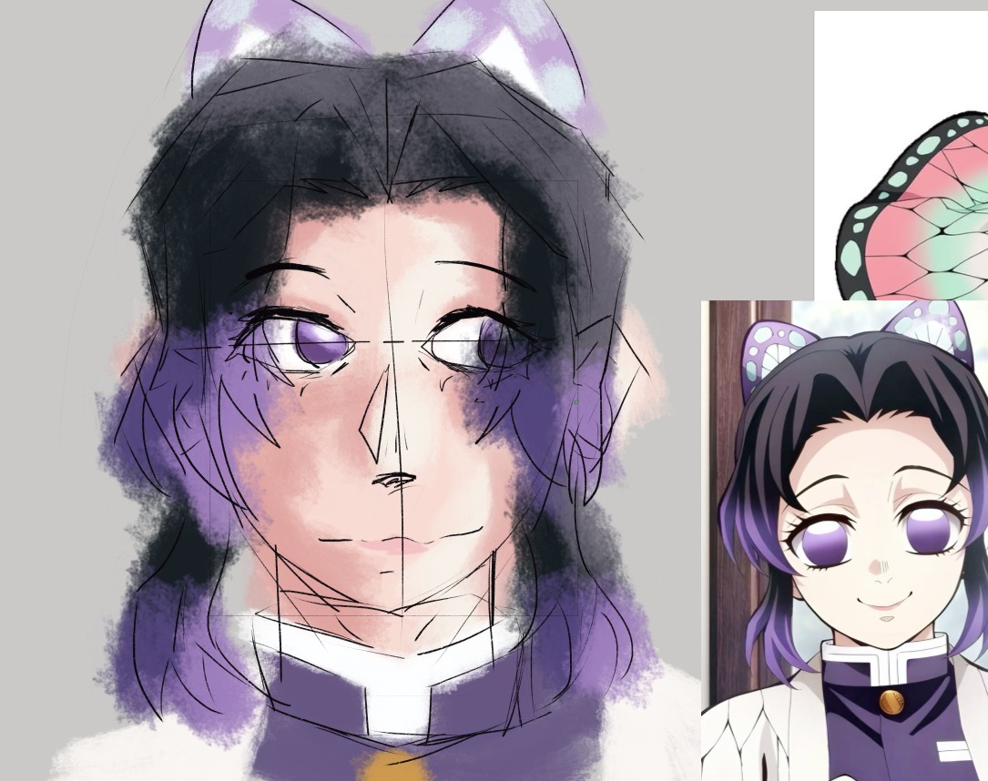 MoeritaShaiDa's tweet photo. Shinobu attempt idk https://t.co/38n65JyU9t