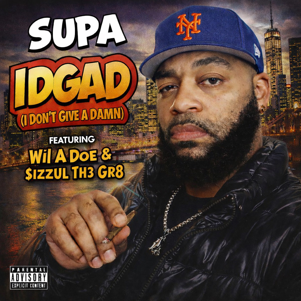 MoneyGoonzMuzik's tweet photo. The debut single from #Supa “I.D.G.A.D.” Is now available on all music platforms! Featuring #SizzulTh3Gr8 & #WilADoe.
New York City in here! #NYC #East2West #MoneyGoonzMuzik #CTS
Produced by Funk Daddy
https://t.co/HQjElBMiiJ https://t.co/uF3txLx17D