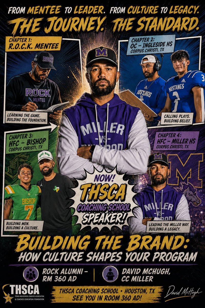 CoachBence's tweet photo. The session in the most excited about is my guy @CoachQ33 !! Been blessed to call him one of my closest friends and seeing his journey definitely keeps me motivated‼️ If you are a @THSCAcoaches ROCK ALUMNI this is a CAN'T miss session. 

#THSCACOACHINGSCHOOL 
#THSCABRANDAMBASSADOR