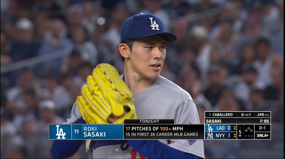Shohei17toR's tweet photo. 100マイル越えはメジャーのキャリア26試合で15球だったが今日の試合で既に17球 https://t.co/24FREtrqQo