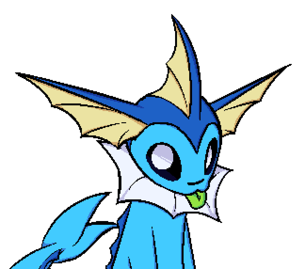 GemOnTW's tweet photo. Vaporeon Creature Blep https://t.co/kUuO2PAzUV