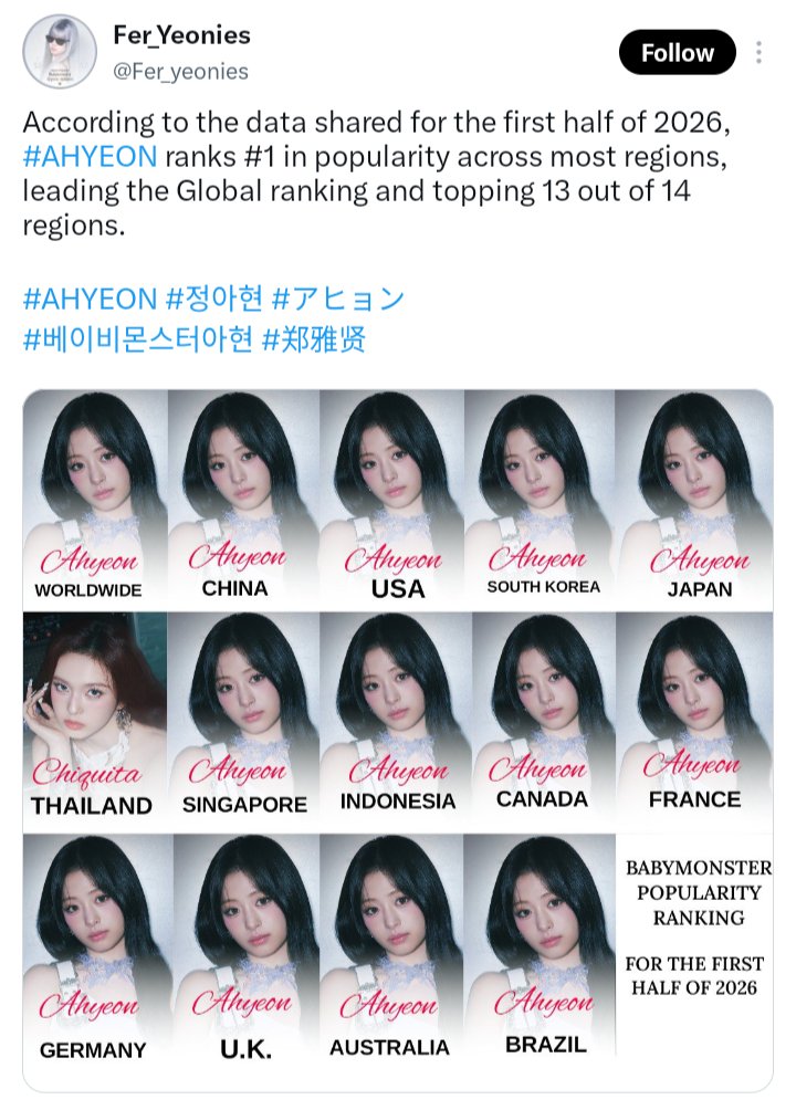 Princessnrhne's tweet photo. @robert_robbbb ok so u would only brag abt that? okay. but still u can't deny the fact that ahyeon will always be above her no matter what scheme u all are trying to pull. https://t.co/154yo5WmGH