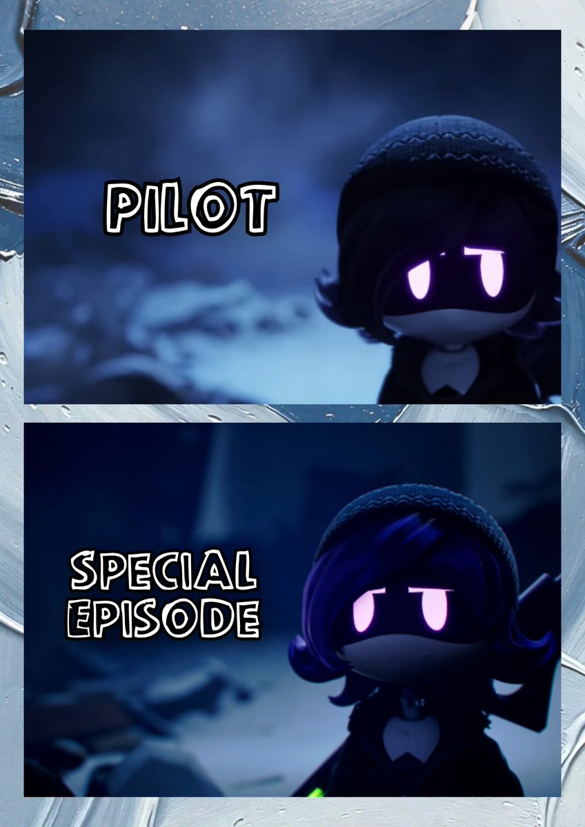 JoannaWhiteRose's tweet photo. Pilot vs Special Episode

#uzidoorman #uzi #murderdrones https://t.co/zXObhLp2z4