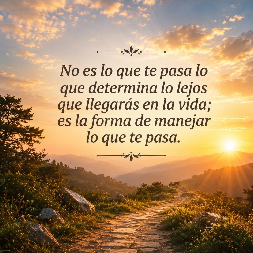 JlrPoloruiz's tweet photo. La vida no siempre nos da el poder de elegir lo que sucede, pero sí nos concede la libertad de decidir cómo responder. Dos personas pueden enfrentar la misma dificultad y llegar a destinos completamente diferentes. La diferencia no está en la prueba, sino en la actitud, la fortaleza y las decisiones que toman mientras la atraviesan.

Las experiencias difíciles pueden convertirse en cadenas que nos detienen o en lecciones que nos impulsan a crecer. Cuando elegimos aprender en lugar de rendirnos, cada obstáculo deja de ser el final del camino y se convierte en parte de nuestra formación. No podemos cambiar el pasado, pero sí podemos decidir qué haremos con lo que hemos vivido.

No permitas que las circunstancias definan tu futuro. Permite que tu carácter, tu fe y tu capacidad de levantarte una vez más sean los que escriban tu historia. Porque al final, no es la vida la que determina quién eres; son las decisiones que tomas frente a ella las que revelan la persona en la que te conviertes.