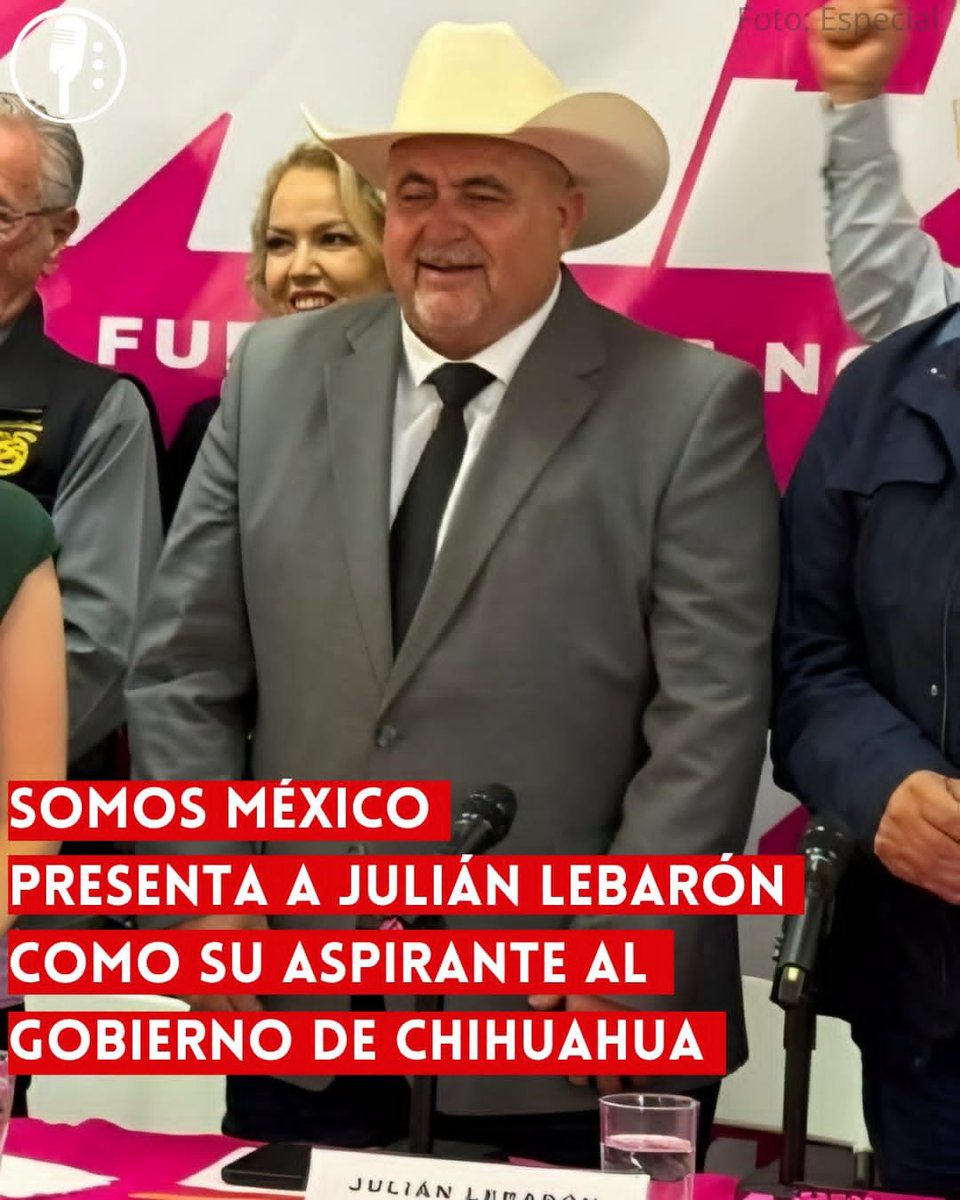ReporterosMX_'s tweet photo. 👀📲 #LoMásVistoDeLaSemana

⭕ OJO | SOMOS MÉXICO PRESENTA A JULIÁN LEBARÓN COMO SU ASPIRANTE AL GOBIERNO DE CHIHUAHUA 

Somos México presenta a Julián LeBarón como su aspirante a la gubernatura de Chihuahua. El activista participará como independiente y llamó a superar la división entre partidos que golpea la seguridad del estado. 
https://t.co/oYza6LQ52z