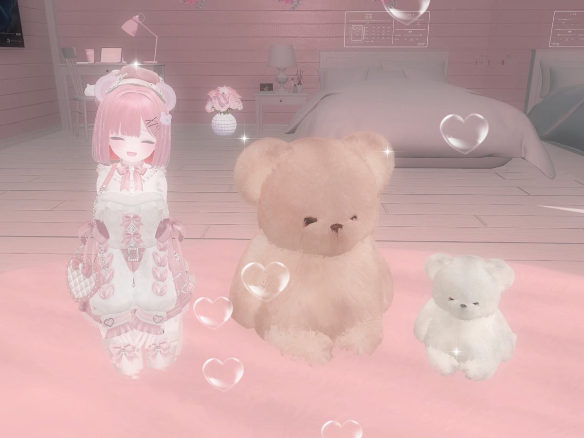 Milfy_421's tweet photo. 写真いっぱい撮ってもらっちゃった！💕
かわいいワールドでお写真撮るの楽しい！😆

 #VRChatPhotos  #VRchat  #VRC https://t.co/yi0LGCp2eF