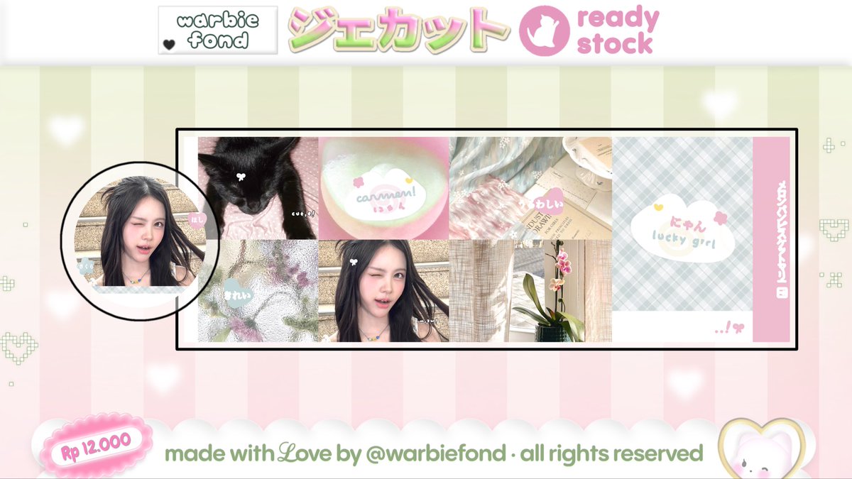 warbiefond's tweet photo. ꒰ setiap repost sangat berarti.. ♡ ꒱

sudut kecil warbiefond hari ini kembali terisi dengan lima layout ready stock 🧺🌸 pembayaran dapat dilakukan melalui QRIS, dan seluruh tulisan di dalamnya dapat disesuaikan. pintunya sudah terbuka, yuk mampir sebentar 🐈‍⬛┆#bealanja https://t.co/nRso7wuvSt