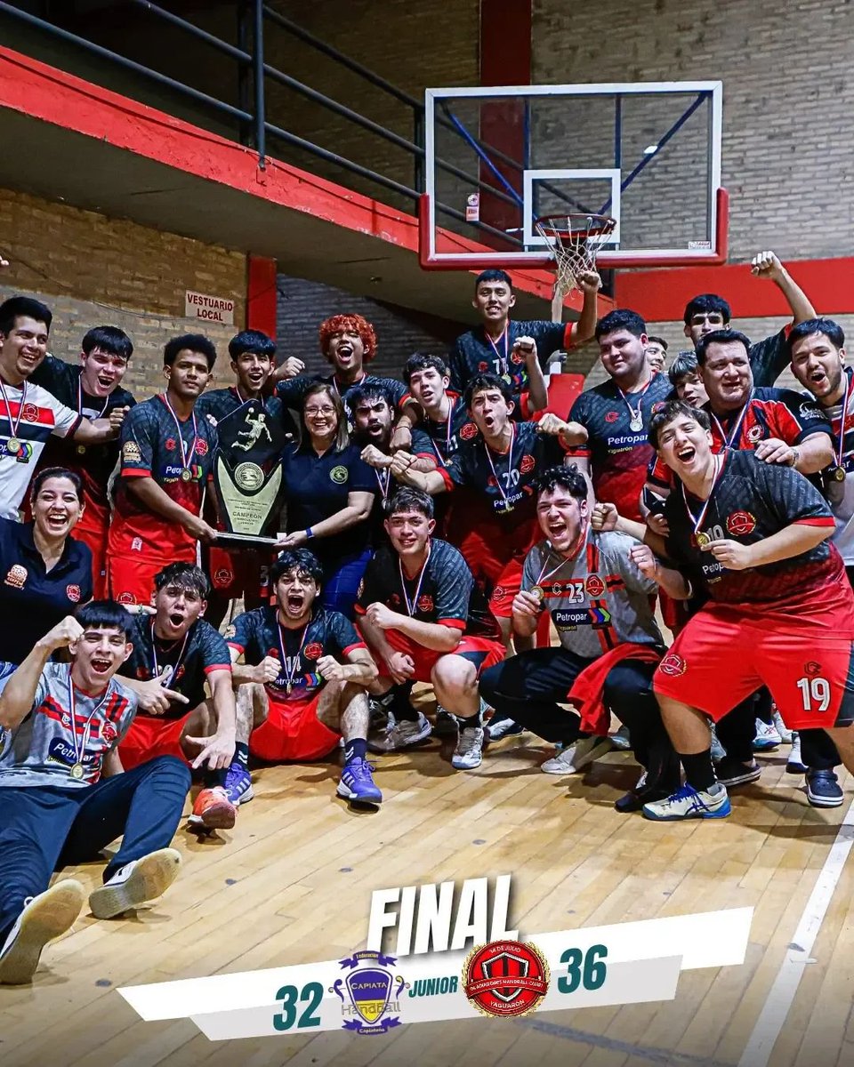 ucholuis's tweet photo. Llamame Campeon de la Metropolitana de Hamdbol, Categoría u14, u16 y Junior #Gladiadores del 14 de Julio Hamdbol 🔴⚫️🔴⚔️🏆🏆🏆 https://t.co/M6C0SogRW3