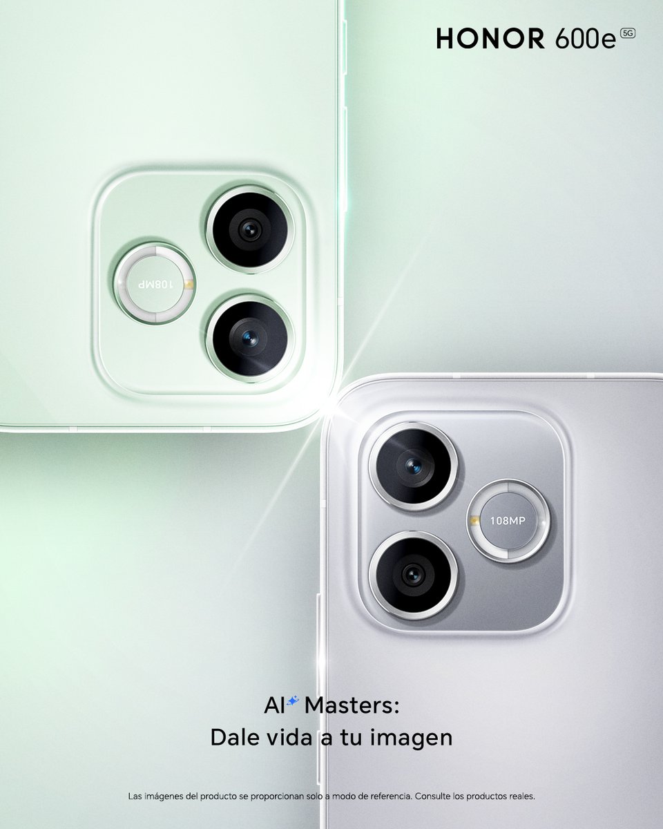 honor_mexico's tweet photo. Diseñado para destacar desde cualquier ángulo. ✨
El nuevo HONOR 600e combina un elegante diseño Unibody con un acabado premium que se siente tan bien como se ve.
¿Team Verde o Team Gris? 💚🩶
#HONOR600e #AIMasters #HONORMX https://t.co/vOEz42NPka