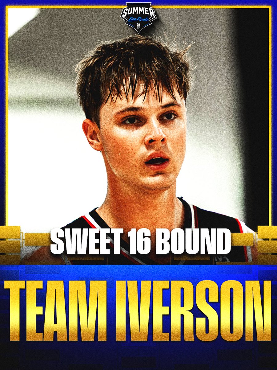 madehoops's tweet photo. SURVIVE AND ADVANCE! 😤 

Team Iverson gets the tough win over Central PA Elite CC. Next stop: The Sweet 16! 🏀 @phillyrevhoops https://t.co/ugtrWWga0x