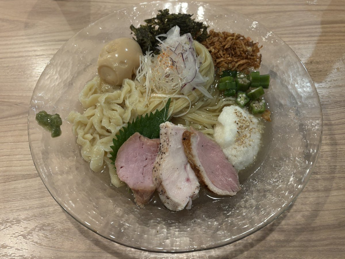rb_kli's tweet photo. 麺処 にし尾

🍜〜煮干し昆布水冷麺〜ニボコン　※追い飯付　
🥢肉ご飯
🍻ビール

今年初のニボコン🙌
今回は塩味！
ニボコン食べると
🌻夏が来たーーー！🌻ってなる😊
今日もすごく美味しかったーーー！ https://t.co/NeArqqRZco
