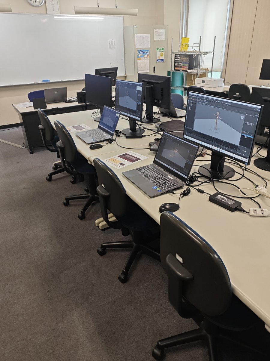 ACY_student's tweet photo. CGコースオープンキャンパス準備完了です!
是非お越しください! https://t.co/RYDnHMxgx7