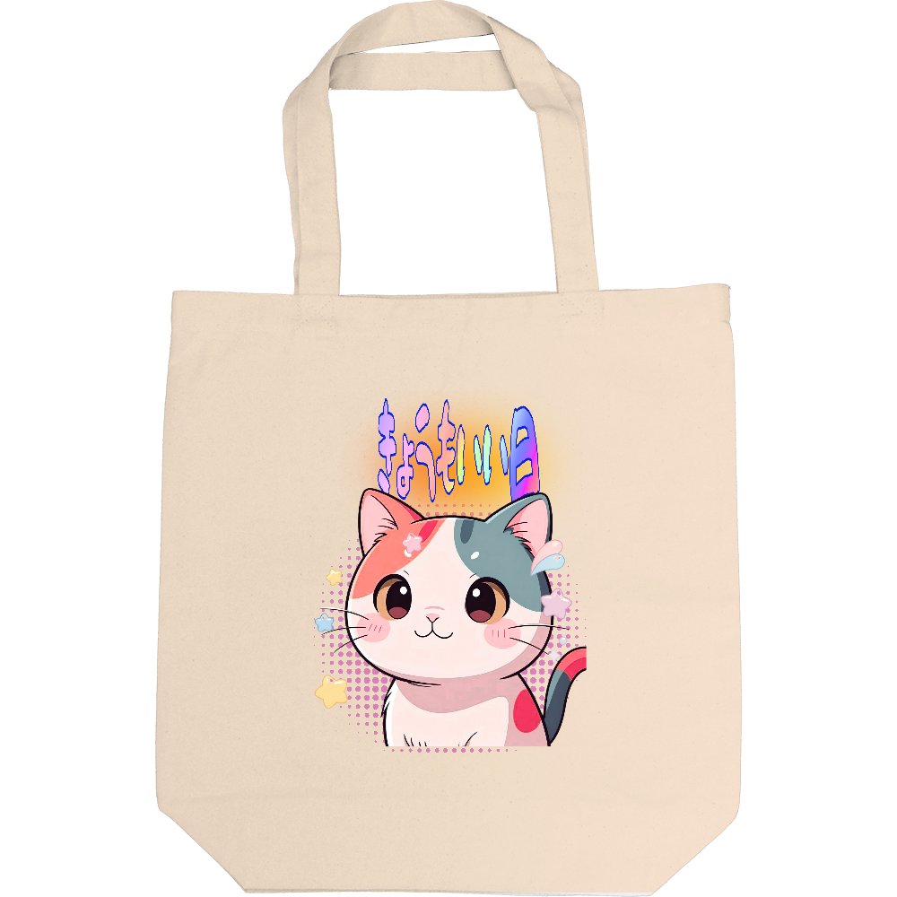 可愛いネコちゃんトートバッグ♡ハンドメイド