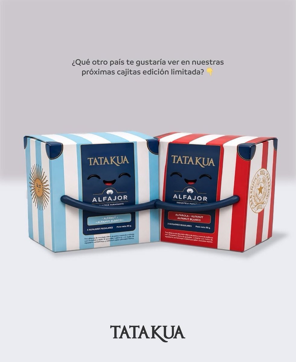 Clarymv's tweet photo. 🇵🇾❤️🇦🇷 En Paraguay sacaron edición limitada de estos alfajores. Se trata de una muestra de apoyo y hermandad a la vecina República Argentina 🇦🇷

Mi corazón con la Albiceleste💙🇦🇷
¡Vamos Argentina! 🇦🇷🇦🇷✌🏻✌🏻

#Argentina 
#Mundial https://t.co/34K3n5Fves