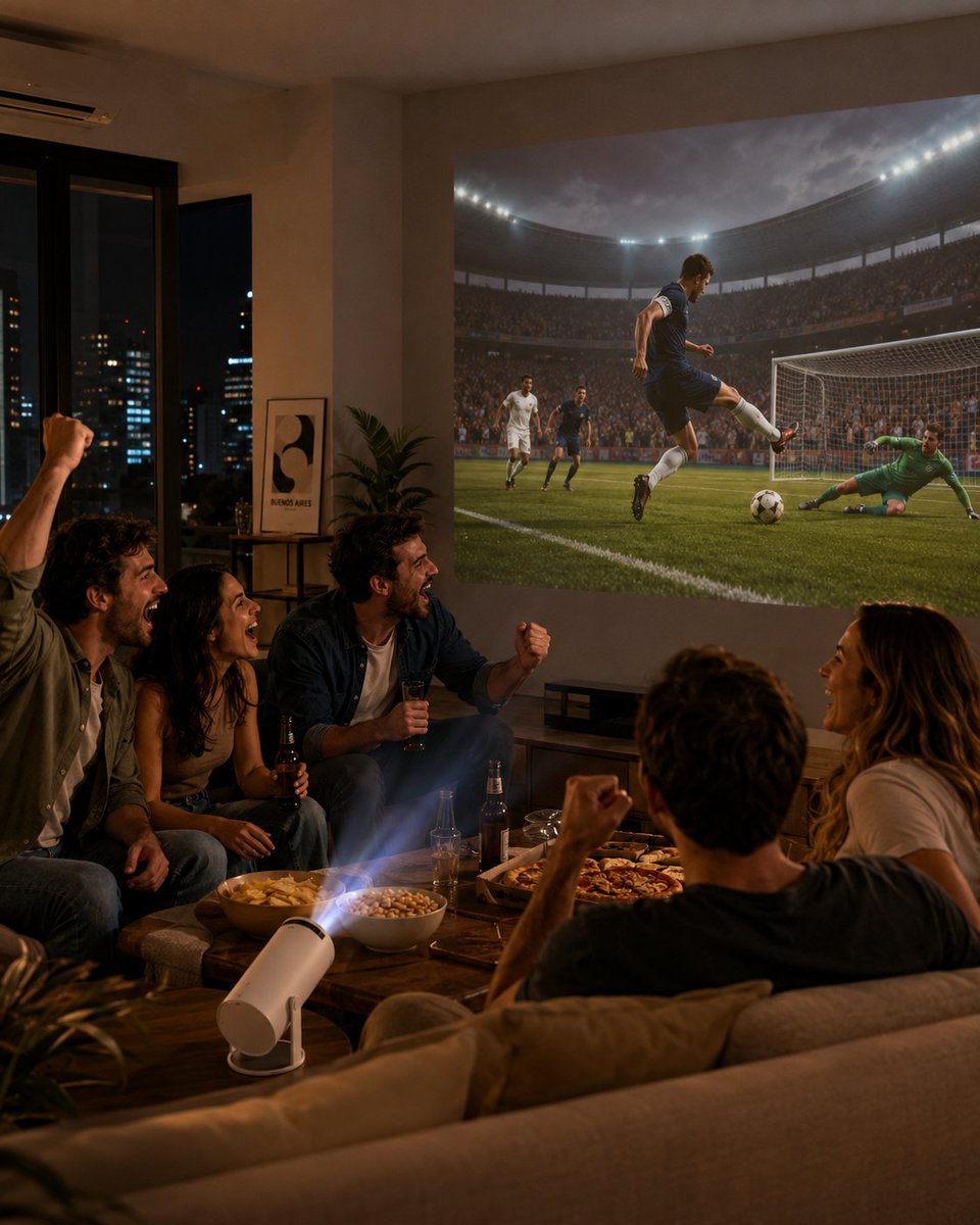 OfertasQueValen's tweet photo. Una TV de 100 pulgadas puede costar más de $4.000.000.
👉 https://t.co/SHiezDWOsa

Este es el proyector más vendido de Mercado Libre: te arma esa misma pantalla gigante en el living para ver pelis, series y partidos, con wifi y bluetooth conectados en minutos.

Bajó de precio: Antes $95.000, ahora $61.750.

👉 https://t.co/SHiezDWOsa