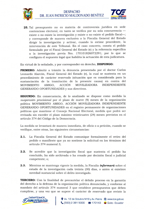 CarlosVerareal's tweet photo. AMIGO con suspensión temporal por 9 meses (lavado de activos?). https://t.co/5SReCPB5cT