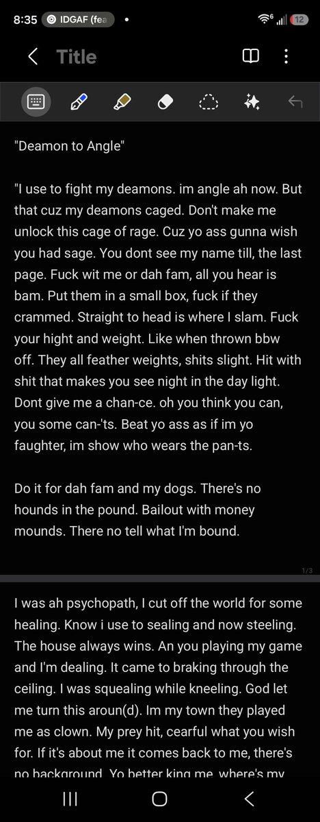 niko2744's tweet photo. I write raps now, been a long time no see X. https://t.co/sZ5qrdMeAB