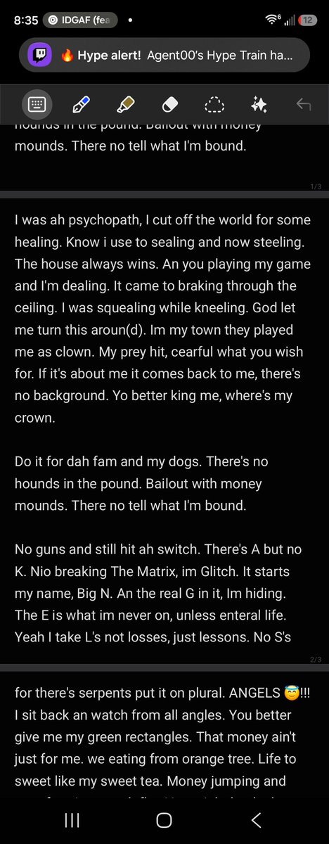 niko2744's tweet photo. I write raps now, been a long time no see X. https://t.co/sZ5qrdMeAB