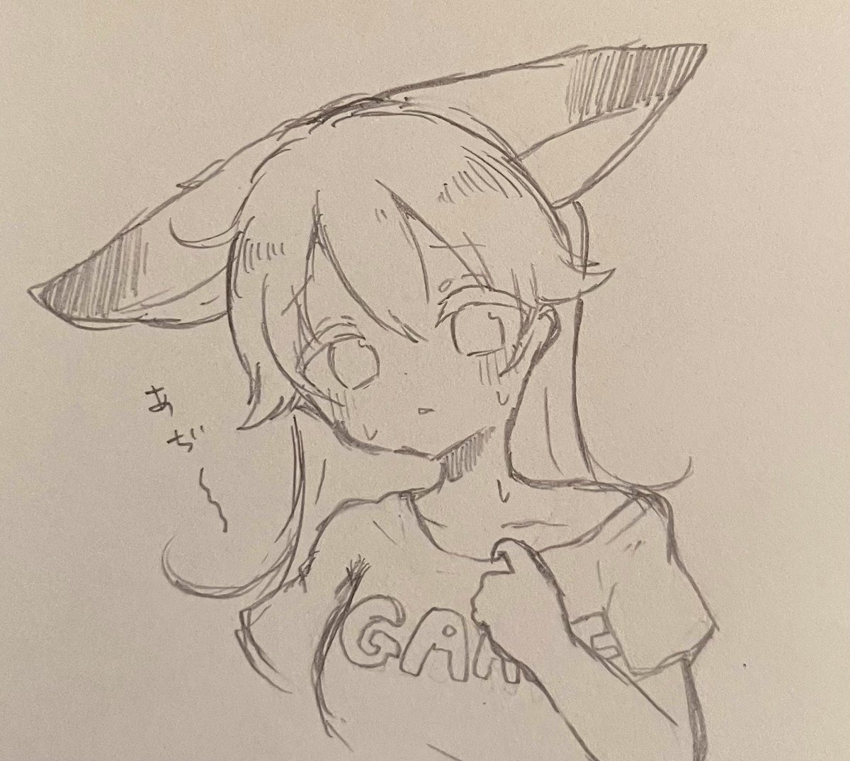 EEEEE___m's tweet photo. 夏キタキツネらくがき https://t.co/34jfuoXnjf