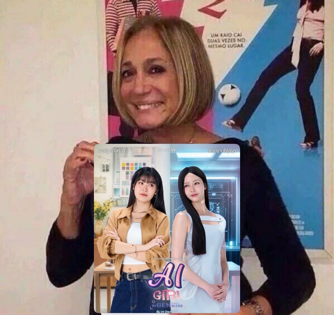 onlylesbian_'s tweet photo. morrendo que já vi uns 50 tweets de pessoas diferentes falando que começaram a assistir AI girl hahahahah tu hitou demais robozinha https://t.co/KHCdhSA7jX