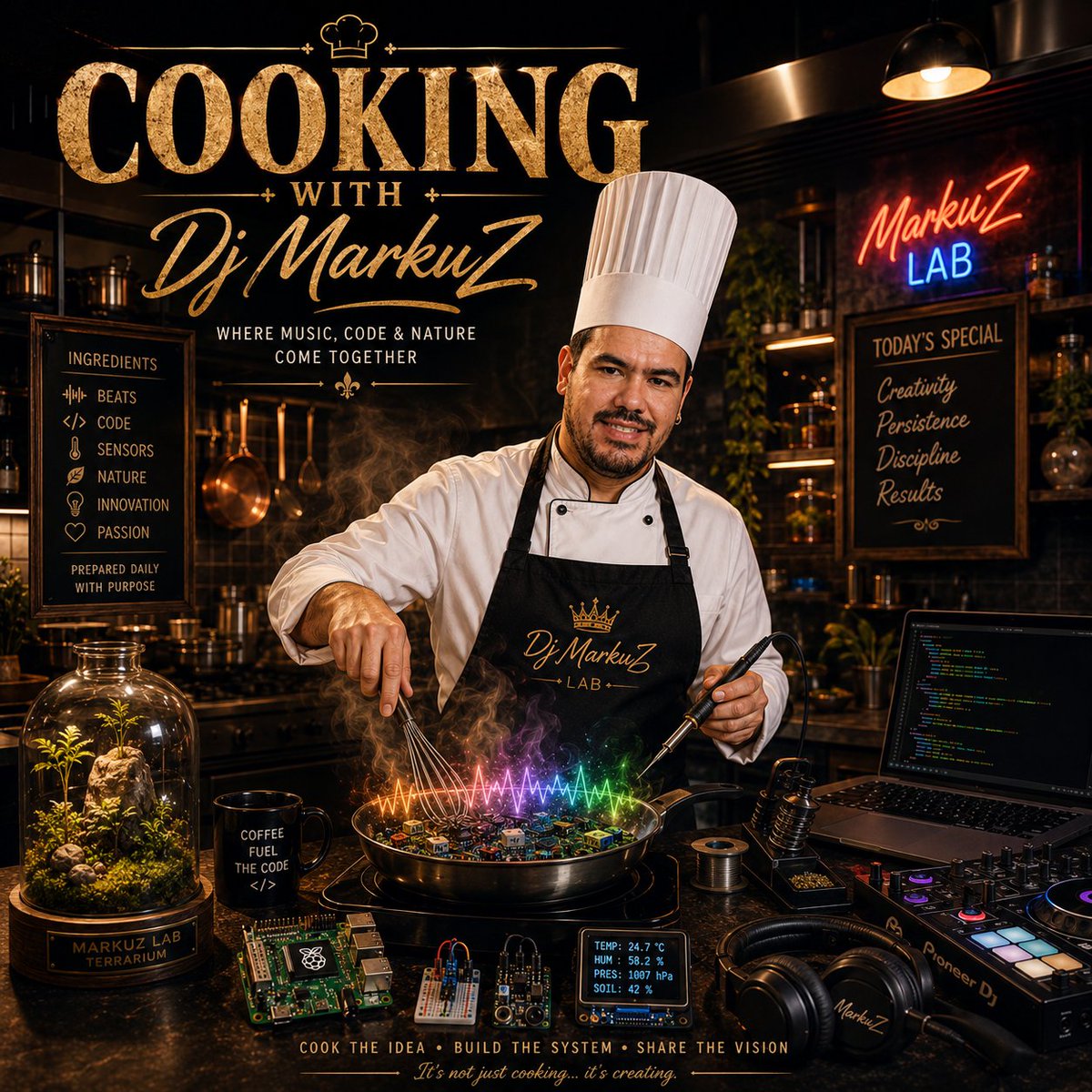 mniebles's tweet photo. Hola este es MarkuZ les presento mi nuevo single "Cooking" disponible en todas las tiendas Streaming #youtubemusic #Soundcloud #Spotify #Applemusic #Deezer #Dj #MarkuZ #DjMarkuz: https://t.co/EyjjyZ0Knx (powered by @distrokid) https://t.co/GBGaUAroNb