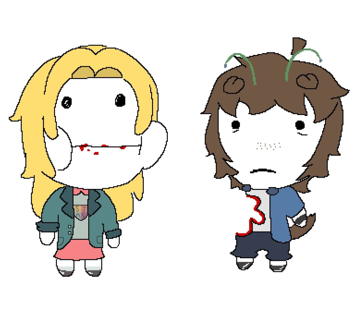 raid_alienpro's tweet photo. Llevaba como dos meses sin terminar un dibujo de mi yumeship en digital... #amphibia #yumetwt https://t.co/6K3SYVITjF