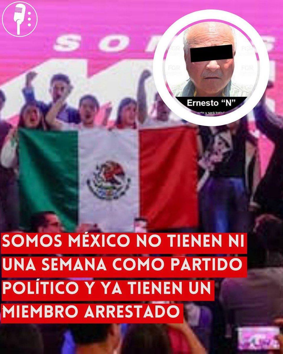 MONALI4T's tweet photo. 🔥SOMOS MÉXICO SE QUEDA SIN FINANCIAMIENTO🔥su consejero y benefactor Ernesto Ruffo Appel fue arrestado por huachicol y delincuencia organizada.🪳Guadalupe Acosta Naranjo y el PAN exigen liberación inmediata. INE @INEMexico, de donde provienen los recursos del nuevo partido? https://t.co/0eEaof6XEH
