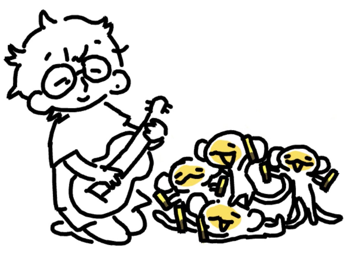 mianheir's tweet photo. Jamming doodle https://t.co/BHqeu8Qett