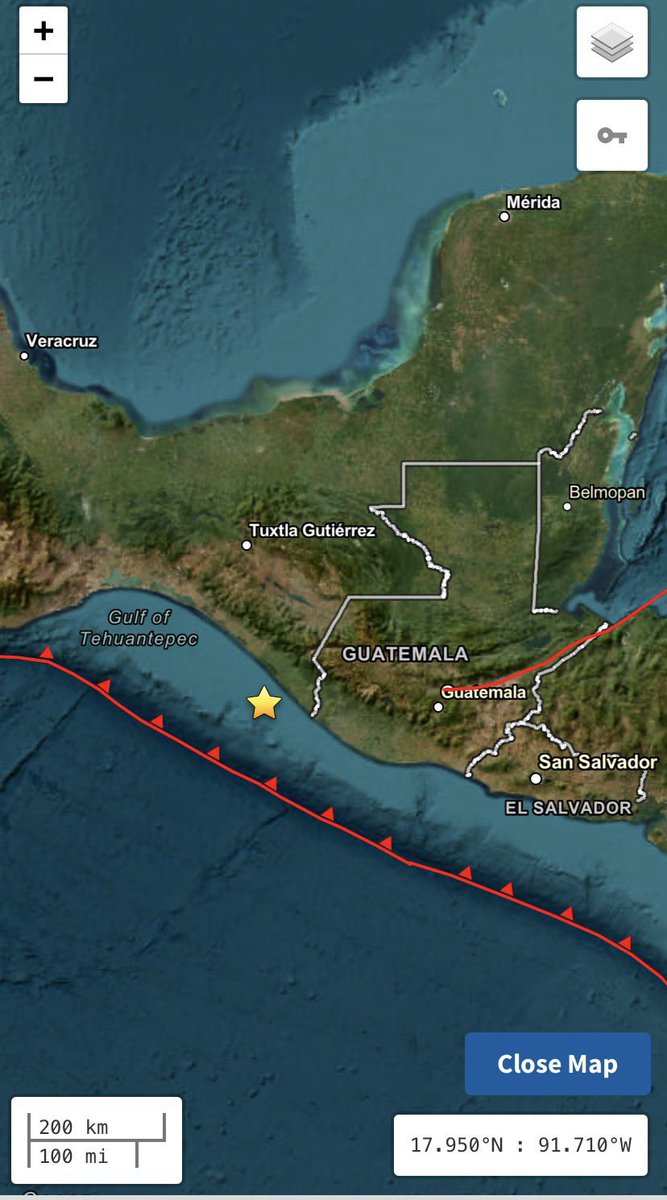 chematierra's tweet photo. TECTÓNICA DE PLACAS 🔴
El poderoso terremoto de M7.3 frente a la costa sur de México 🇲🇽 cercano a la frontera con Guatemala 🇬🇹 es resultado del choque (subducción) entre la placa de Cocos y la Norteamericana. 

El evento se produjo en la Fosa Mesoamericana, como resultado de una falla inversa cerca del límite de las placas de Cocos, Norteamericana y del Caribe 
Fuente: USGS