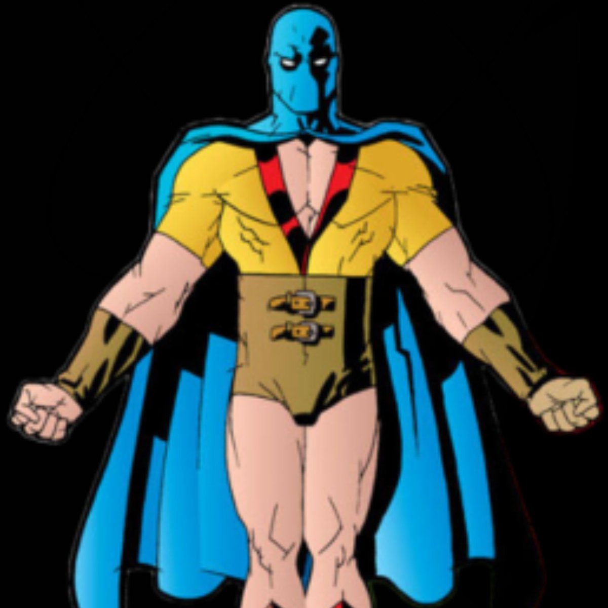 _SrDasEstrelas's tweet photo. A Sociedade da  Justiça tem uma porrada de membros que não tem nenhum poder, são só homens porradeiros usando fantasia. Pantera, Dr. Meia-Noite, Sr. Incrível, Átomo, Sandman...

Nunca foi um problema, mas hoje em dia tem fracassados reclamando do "Capitão América sem soro" https://t.co/J4z5X5qiaJ