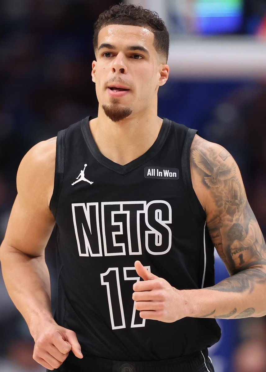 PolymarketHoops's tweet photo. REPORT: Michael Porter Jr. says he is actively trying to get the Nets to acquire Peyton Watson.

(h/t @BKNetsHoops) https://t.co/rkyZXCObNF
