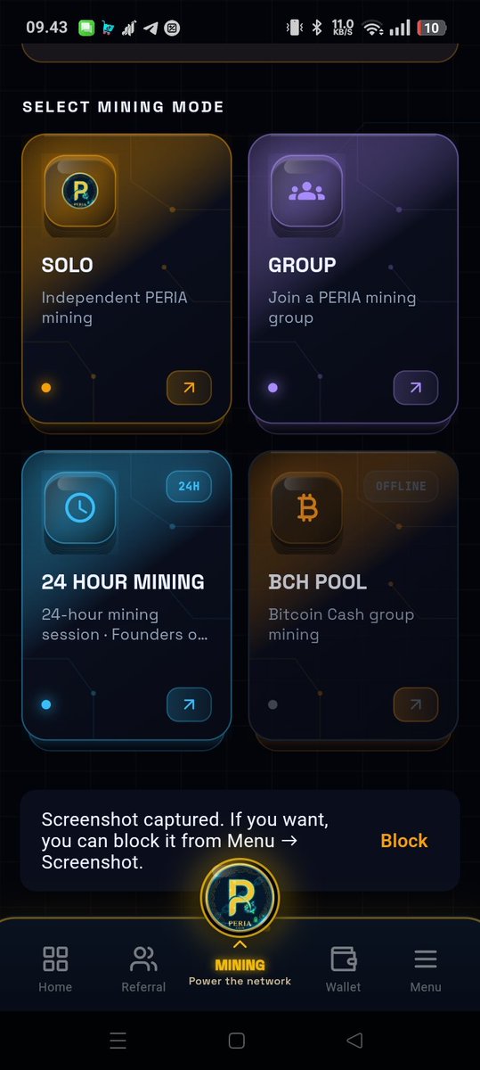 baroci31's tweet photo. For those who love grinding free mining apps, MiningPeria has just launched! Since it's brand new, the mining speed is at its peak right now. Don't wait until the rate drops to join!
Sign up through this link to claim your early bird advantage:
👇👇👇
https://t.co/meZJXieSlN https://t.co/MSa5EZZtl8