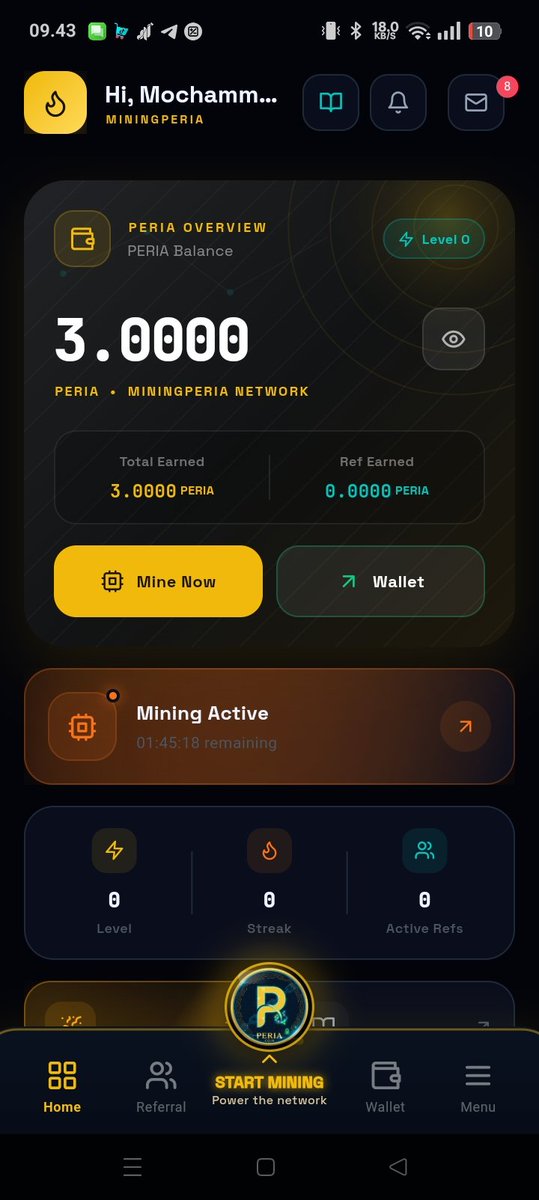 baroci31's tweet photo. For those who love grinding free mining apps, MiningPeria has just launched! Since it's brand new, the mining speed is at its peak right now. Don't wait until the rate drops to join!
Sign up through this link to claim your early bird advantage:
👇👇👇
https://t.co/meZJXieSlN https://t.co/MSa5EZZtl8