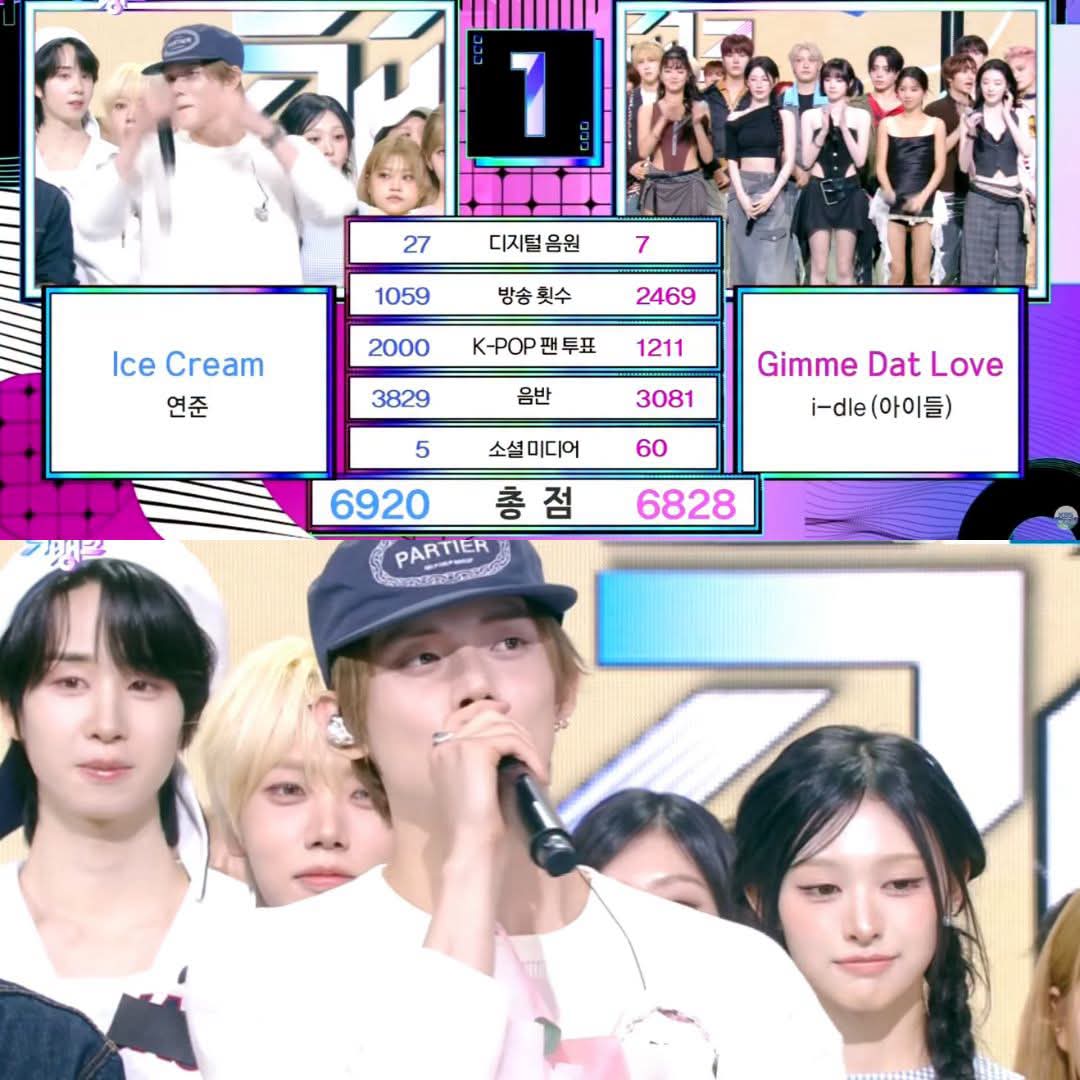 KJ_kpopfanboy95's tweet photo. ๐ YEONJUN 1st 'Music Bank' win with โIce Creamโ 260717.
This marks his 2nd win overall โ and his 1st on a public broadcast music show!
Huge congrats to YEONJUN and MOA! ๐ฆ๐ฅณ
#IceCream1stWin #YEONJUN2ndWin
#YEONJUNโฏโฏโฏ #์ฐ์คโฏโฏโฏ #TXT @TXT_members #MusicBank https://t.co/SO4ZxXwLk9