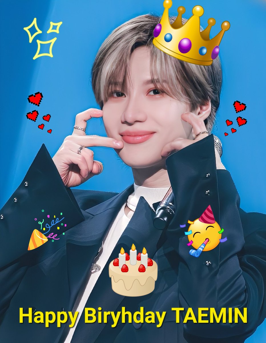 🎂Happy Birthday TAEMIN 🎂 7/18本日はSHINee テミンさんのお誕生日