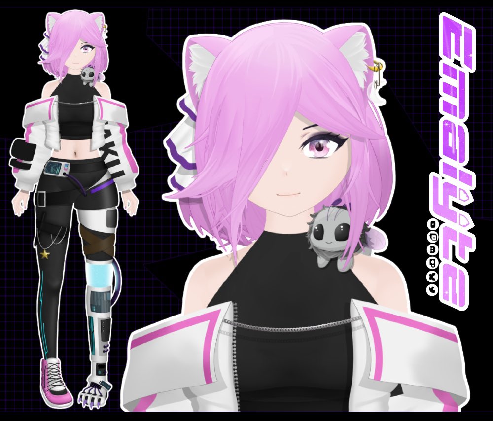 Emalyte🌙🐈⬛Moonstone cat Vtuber (2.0) tweet media